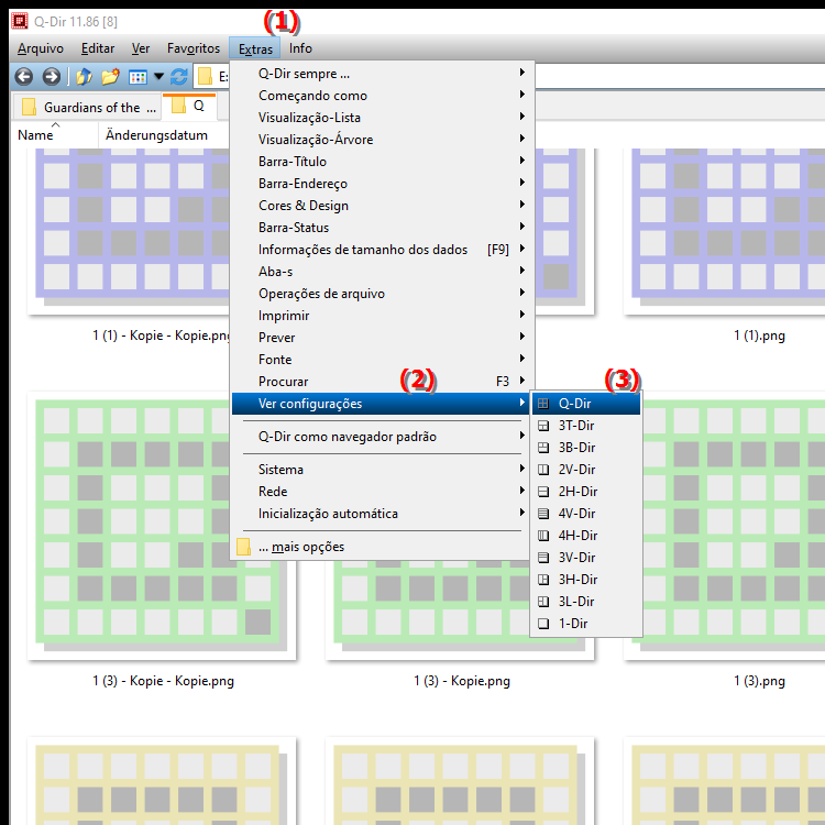 O que é o Quad File Explorer Q Dir View no Windows